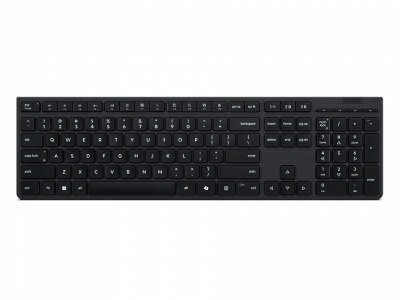 Lenovo Professional Wireless Rechargeable Keyboard AI | Keyboard | Wireless | Bluetooth | Estonian | Grey