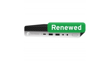 HP Renewed Grade A | EliteDesk 800 G4 | Intel Core i5 | i5-8500T | 8 GB | SSD | 256 GB | Intel UHD Graphics 630 | Wi-Fi | Windows 11 Pro
