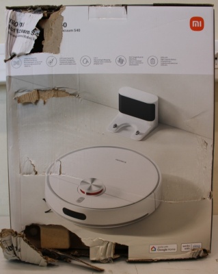 SALE OUT. Xiaomi Robot Vacuum S40 EU | Xiaomi Robot Vacuum S40 EU | Wet&Dry | 5200 mAh | Dust capacity 0.52 L | 10000 Pa | White | DAMAGED PACKAGING | 23 month(s)