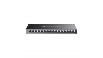 Switch|TP-LINK|Omada|TL-SG2016P|16x10Base-T / 100Base-TX / 1000Base-T|PoE+ ports 8|120 Watts|TL-SG2016P