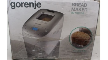 SALE OUT. Gorenje | Bread maker | BM1600WG | Power 850 W | Number of programs 16 | Display LCD | White/Silver | DAMAGED PACKAGING