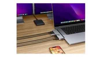 Hyper | HyperDrive DUO PRO 7-in-2 USB-C Hub for MacBook Air/Pro 2016-2020 | Ethernet LAN (RJ-45) ports 1 | HDMI ports quantity 1