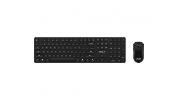 MSI | FORGE K210 | Keyboard and Mouse Set | Wireless | Mouse included | US | Scissor | Black