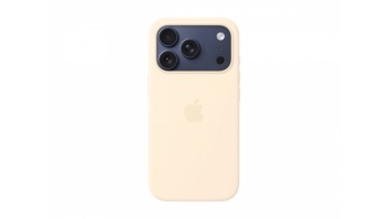 Apple iPhone 17 Pro Silicone Case with MagSafe – Vanilla | Apple