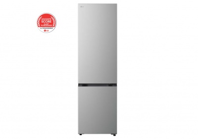 LG Refrigerator | GBBSJ1CCPY | Energy efficiency class C | Free standing | Combi | Height 186 cm | Fridge net capacity 220 L | Freezer net capacity 113 L | Display | 34 dB | Prime Silver