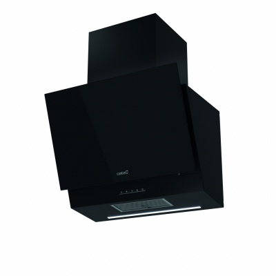 Cata Hood THALASSA 600 GBK Width 60 cm, Max 811 m³/h, Black Glass | CATA