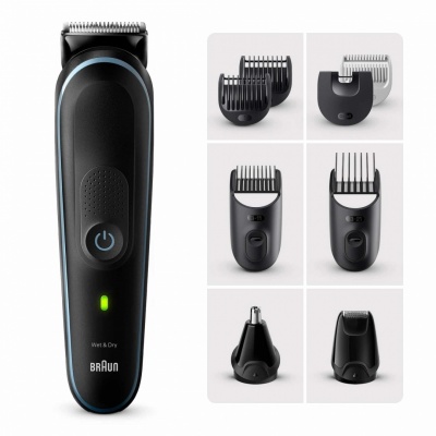 BRAUN Series 5 wet&amp;dry 9-in-1 daudzfunkcionāls trimmeris