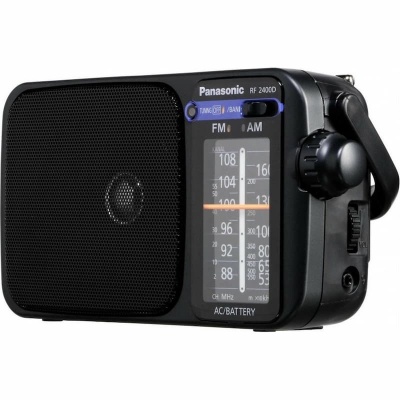 Panasonic portatīvais radio, melns