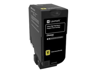 Lexmark Genuine High Capacity Yellow Return Programme 84C2HY0 Toner Cartridge | Lexmark Yellow