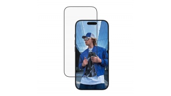 PanzerGlass Screen protector | Apple | iPhone 16 Pro/iPhone 17 | Glass | Transparent | Ultra-Wide Fit w. EasyAligner