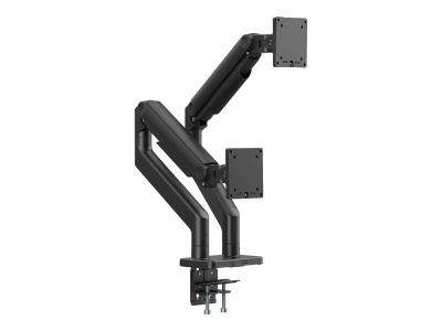 Digitus Desk Mount | Height, tilt, rotation, depth, pivot | Dual Monitor Mount | 2x 45 " | Maximum weight (capacity) 2x 20 kg | Black