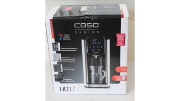 SALE OUT. Caso 01875 HOT 7 Turbo Hot water dispenser, Capacity 2.7 L, Black/Stainless Steel | SALE OUT. Caso Turbo Hot Water Dispenser | Hot7 | Water Dispenser | 2200 W | 2.7 L | Plastic/Stainless Steel | Black/Stainless Steel | UNPACKED, USED