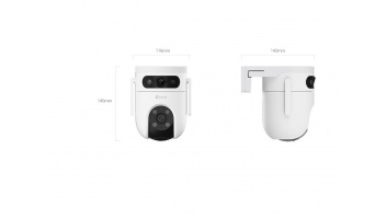 EZVIZ IP Camera CS-H9C (5MP+5MP) 4mm Color night vision,Human/Vehicle detection,Smart tracking iki 8m,Active defense,two way talk, 8xdigital | EZVIZ