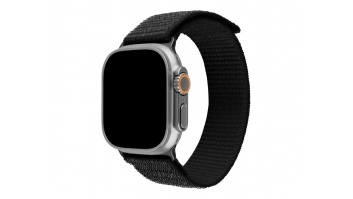 Fixed | Sporty Strap for Apple Watch Ultra 49mm | 160-210 mm | Black | Nylon