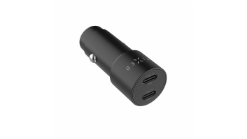 Fixed Dual USB-C Car Charger, 65W, PD 3.0