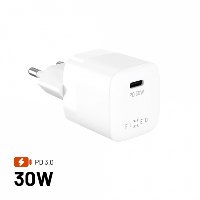 Fixed Mini USB-C GaN Charger 30W