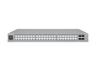Ubiquiti | USW-Pro-Max-48-PoE | Etherlighting switch with 2.5 GbE and PoE++ output | Rack-mountable | Managed L3 | Power supply type AC 100-240 V (50/60 Hz)