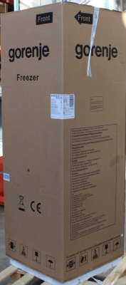 SALE OUT. | Gorenje Freezer | FN617EES5 | Energy efficiency class E | Upright | Free standing | Height 172 cm | Total net capacity 240 L | No Frost system | Display | Stainless Steel | DAMAGED INNER PACKAGING
