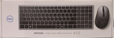 SALE OUT. Dell | Keyboard and Mouse | KM7120W | Keyboard and Mouse Set | Wireless | Mouse included | Batteries included | Bluetooth | Wireless connection | EN/LT | Titan Gray | DAMAGED PACKAGING