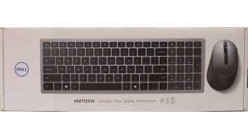 SALE OUT. Dell | Keyboard and Mouse | KM7120W | Keyboard and Mouse Set | Wireless | Mouse included | Batteries included | Bluetooth | Wireless connection | EN/LT | Titan Gray | DAMAGED PACKAGING
