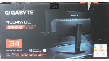 SALE OUT. GIGABYTE MONITOR 34" MO34WQC EK | SALE OUT. SALE OUT. MO34WQC EK1 | 34 " | OLED | WQHD | 175 Hz | 0.03 ms | 3440 x 1440 pixels | 250 cd/m² | HDMI ports quantity 2 | Warranty 36 month(s) | DAMAGED PACKAGING, DEMO