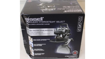 SALE OUT. Bissell SpotClean HydroSteam Select | Bissell Portable Carpet and Upholstery Cleaner | SpotClean HydroSteam Select | Corded operating | Washing function | 1000 W | Black | 24 month(s) | DAMAGED PACKAGING