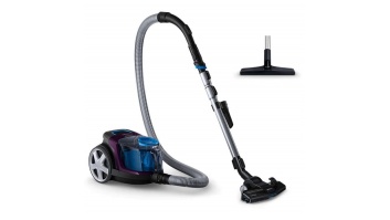 PHILIPS PowerPro Compact bezmaisu putekļsūcējs, 650 W (violets)