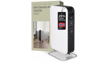 Mill | Heater | AB-H1500DN | Oil Filled Radiator | 1500 W | Number of power levels 3 | Suitable for rooms up to 16-24 m² | White