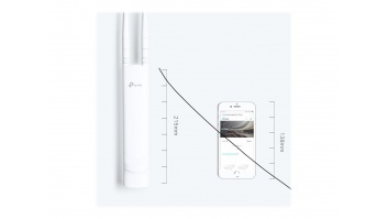 TP-LINK | N300 Wireless N Outdoor Access Point | EAP110 | 802.11n | 2.4 GHz | 300 Mbit/s | Ethernet LAN (RJ-45) ports 1 | MU-MiMO Yes | PoE in | Antenna type 2xExternal