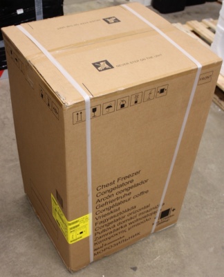 SALE OUT. | Candy | Freezer | CCHH 100E | Energy efficiency class E | Chest | Free standing | Height 84.5 cm | Total net capacity 97 L | White | DAMAGED PACKAGING, DENTED FRONT AND LEFT SIDE