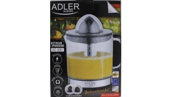 SALE OUT. Adler AD 4012 Citrus Juicer, 2 Pressing Cups for Big and Small Citrus Fruits, 40W, Black | Adler Citrus Juicer | AD 4012 | Type Citrus juicer | Black | 40 W | Number of speeds 1 | DAMAGED PACKAGING
