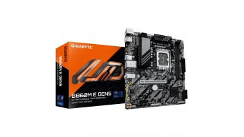 Gigabyte B860M E GEN5 | Processor family Intel | Processor socket LGA1851 | DDR5 | Number of SATA connectors 4 | Supported hard disk drive interfaces SATA, M.2
