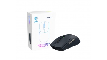 MSI Gaming Mouse | FORGE GM340 WIRELESS | Wireless | 2.4 GHz, Bluetooth, USB | Navy