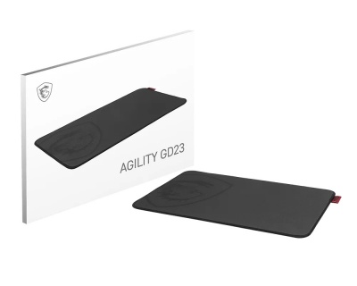 MSI Agility GD23 | Mouse pad | 220 x 320 x 3 mm | Black
