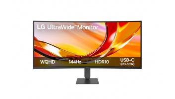 LG 34U640B-B UltraWide | 34 " | VA | WQHD | 21:9 | 144 Hz | 5 ms | 3440 x 1440 pixels | 300 cd/m² | HDMI ports quantity 2