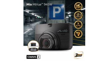 Mio MiVue 945W Premium 4K, STARVIS 2, Wi-Fi, GPS Dash Cam