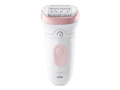 Braun | Epilator | Silk-épil Series 7 7-060 | Operating time (max) 40 min | Number of power levels 1 | Wet & Dry | White/Pink