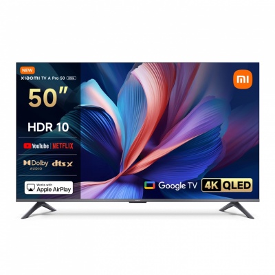 Xiaomi QLED TV A Pro 2026 | 50 | Smart TV | Google TV | 4K UHD