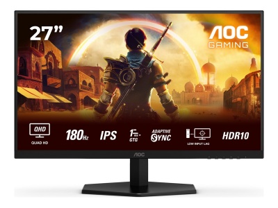 AOC | Q27G42XE | 27 " | IPS | QHD | 16:9 | 180 Hz | 1 ms | 2560 x 1440 pixels | 300 cd/m² | HDMI ports quantity 2 | Black