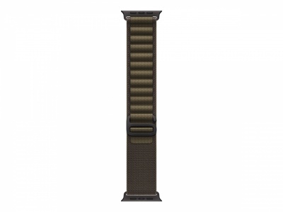 APPLE 49mm Dark Olive Alpine Loop - Small - Black Titanium Finish | Apple