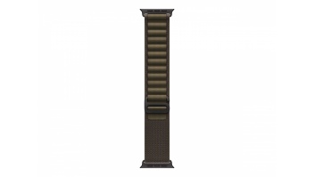 APPLE 49mm Dark Olive Alpine Loop - Small - Black Titanium Finish | Apple