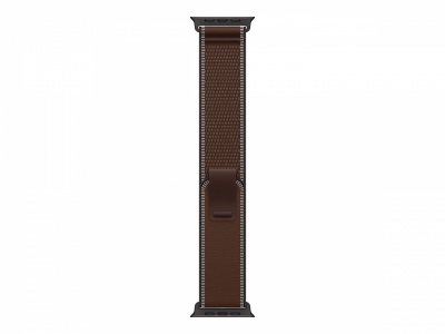 APPLE 49mm Dark Umber Trail Loop - S/M - Black Titanium Finish | Apple