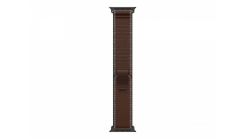 APPLE 49mm Dark Umber Trail Loop - S/M - Black Titanium Finish | Apple
