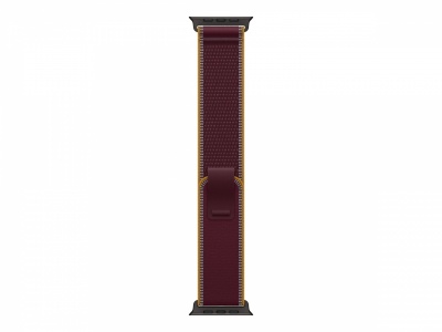 APPLE 49mm Burgundy Trail Loop - S/M - Black Titanium Finish