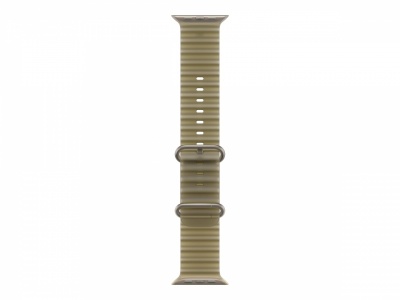 APPLE 49mm Translucent Kelp Ocean Band - Natural Titanium Finish