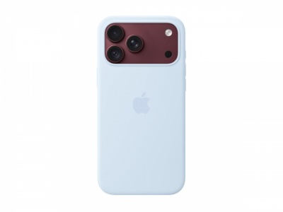 APPLE iPhone 18 Pro Max Silicone Case with MagSafe - Crisp Blue