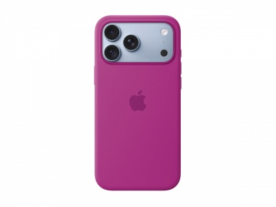 APPLE iPhone 18 Pro Max Silicone Case with MagSafe - Magenta | Apple