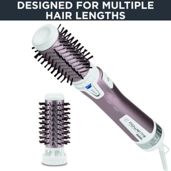 ROWENTA matu veidotājs Brush Activ Premium Care, 1000W, balts/rozā zelta