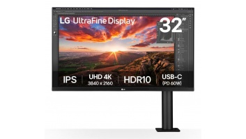 LCD Monitor|LG|31.5"|Panel IPS|3840x2160|16:9|60Hz|5 ms|Speakers|Swivel|Pivot|Height adjustable|Tilt|Colour Black|32UN880K-B