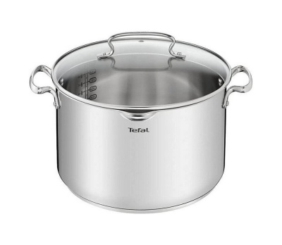 TEFAL | Pot | G7196455 Duetto+ | Stainless steel | Dishwasher proof | Lid included | Stainless steel